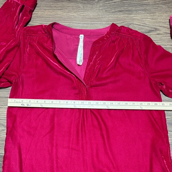 Uncle Frank Vibrant Pink Long Sleeve Tunic - Picture 4 of 6